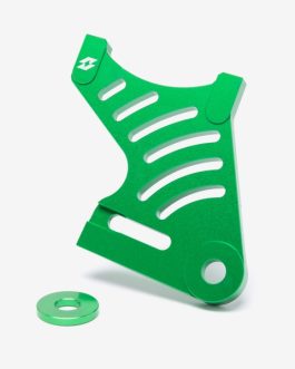 FULL-E CHARGED REAR BRAKE DISC BRACKET ALUMINIUM GREEN